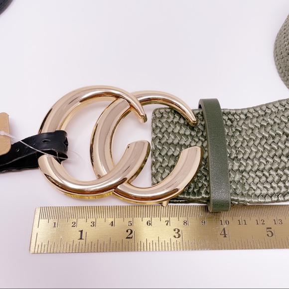 Fashion Straw Woven Elastic Stretch Waist Belt main image 6